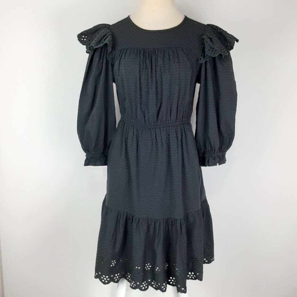 NWT Universal Thread Eyelet Puff Sleeve Dress